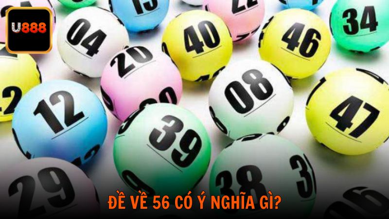 Đề về 56 có ý nghĩa gì?