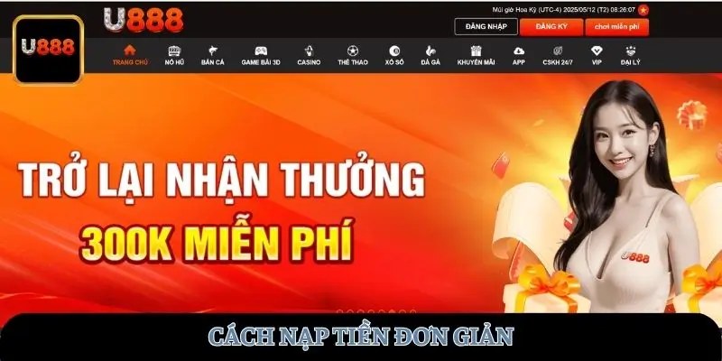 Cách nạp tiền đơn giản