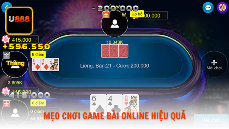 Mẹo chơi game bài online hiệu quả tại 789Club