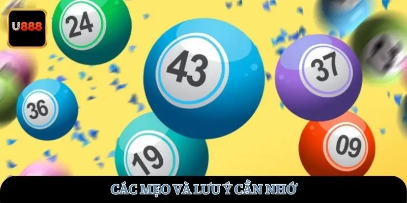 Các mẹo và lưu ý cần nhớ